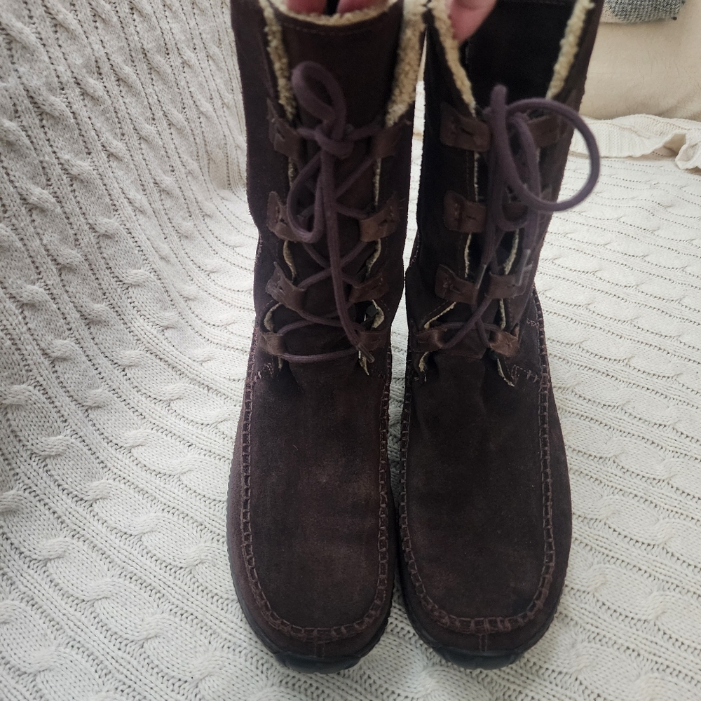Timberland Women's Lace Up Boots - Rich Brown - Picture 4 of 9